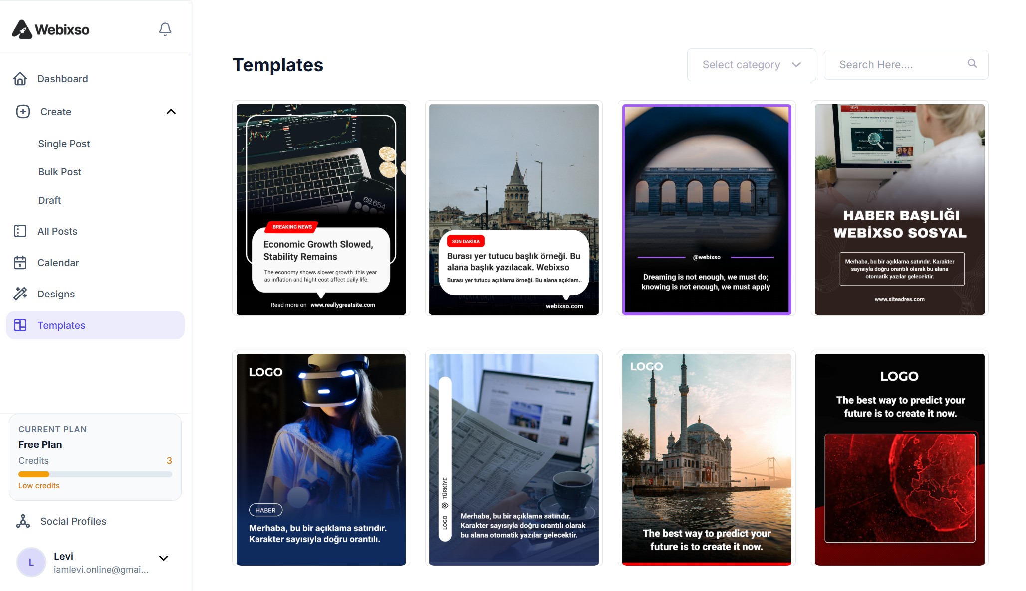 Ready-Made Templates